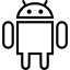 Android black logo